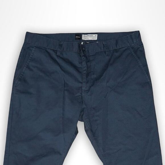 RVCA Weekender Chino Pants - Navy Blue, 38x34 - Picture 3 of 4